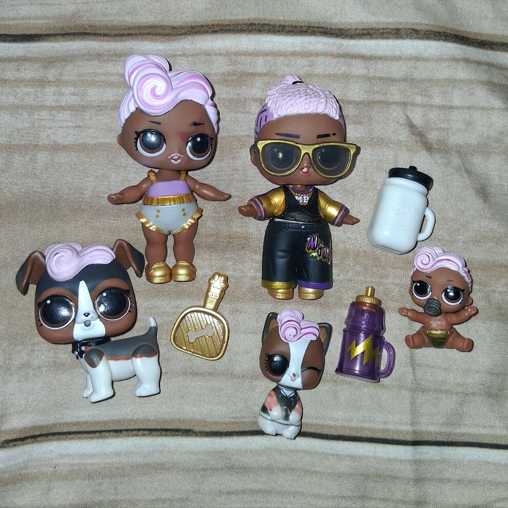 L.O.L. Surprise! Doll Set with Pink and Gold Accents